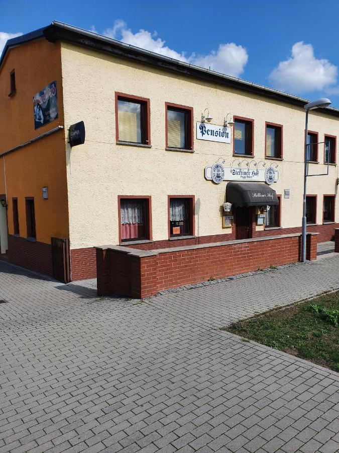 Pension Stettiner Hof Eggesin Exteriör bild